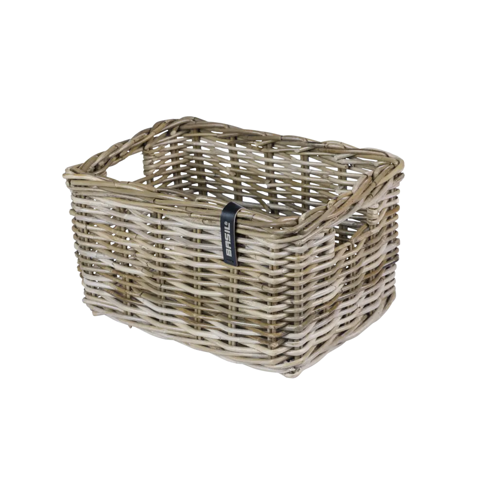 Basil Dax S - fietsmand - large - grijs