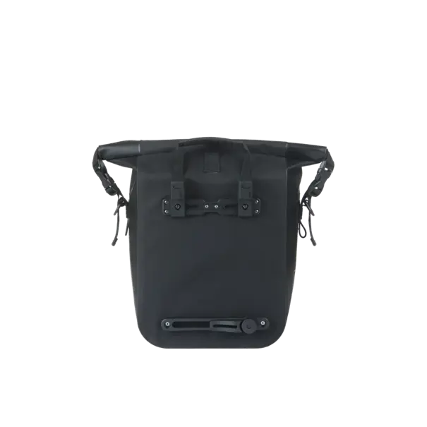 Basil Navigator Waterproof M - enkele tas MIK Hooks - 12-15L - zwart