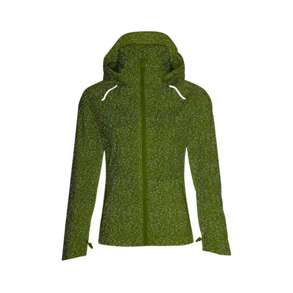 Basil Skane HiVis fietsregenjas - dames - neongeel - S