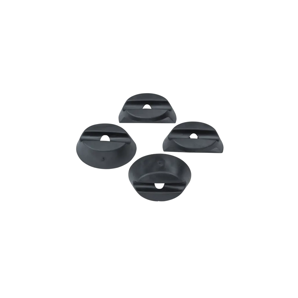Basil Buddy - rubberen ring voor Basil Buddy koepel – 4 stuks - zwart
