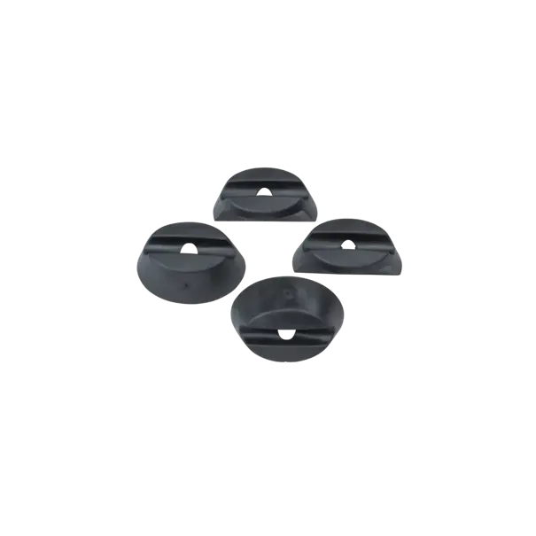 Basil Buddy - rubberen ring voor Basil Buddy koepel – 4 stuks - zwart