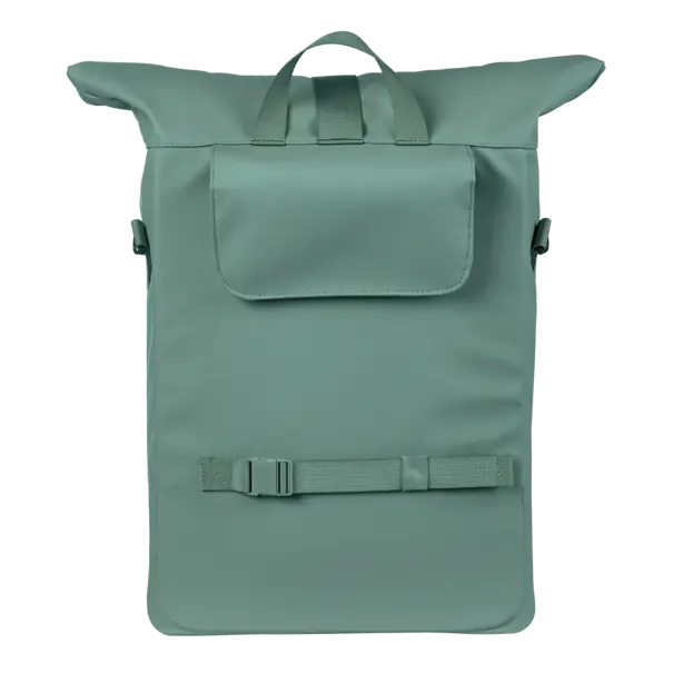 Basil Brooklyn - schoudertas MIK Hooks - 17L - zilvergroen