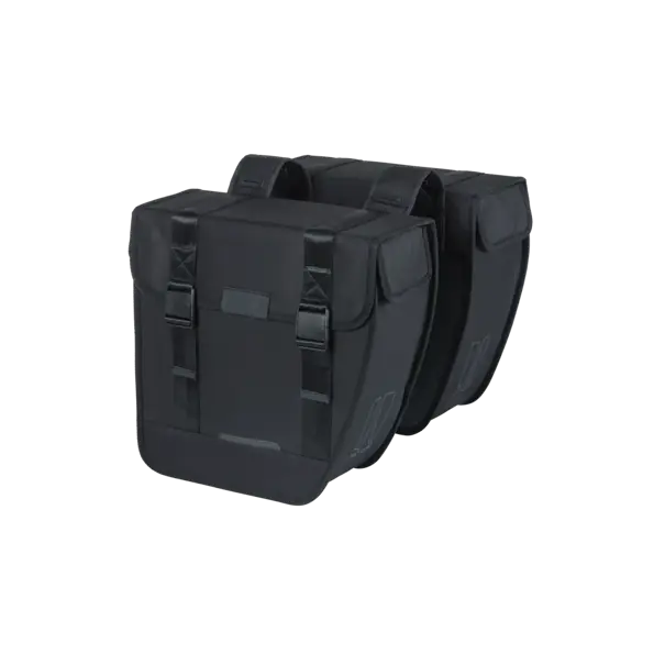 Basil Tour - dubbele fietstas - 28 liter - zwart