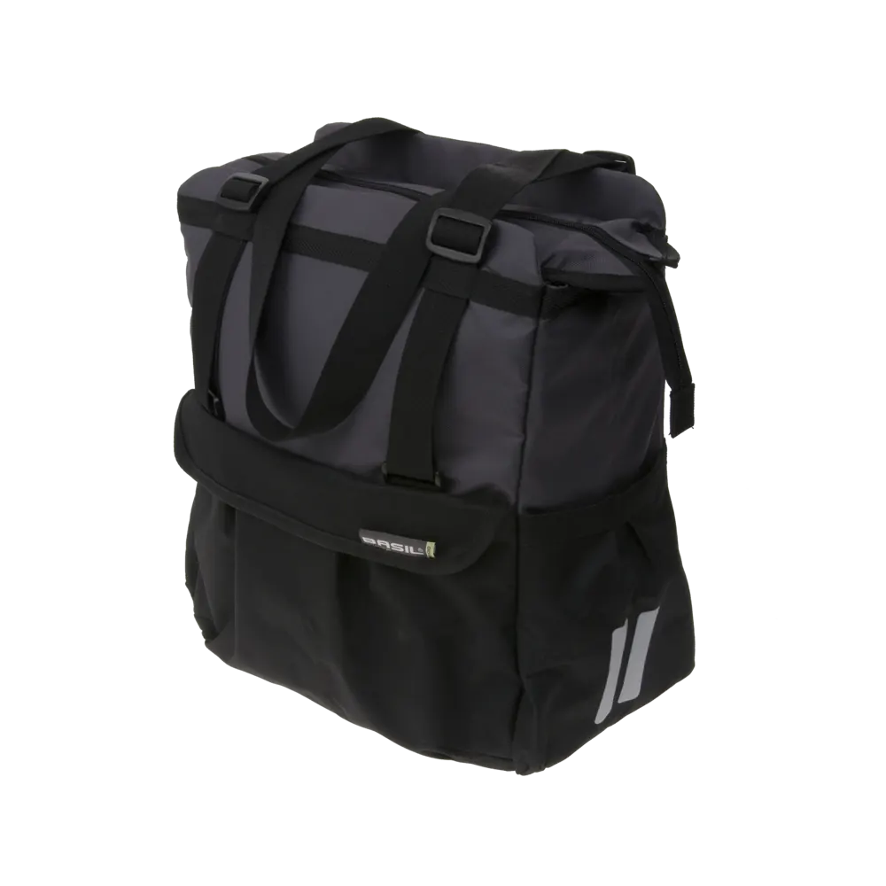 Basil Shopper XL - fietsshopper - 20 liter - zwart