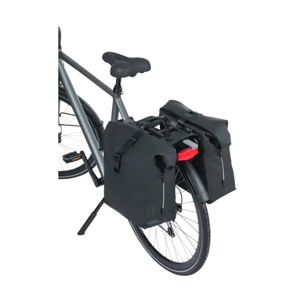 Basil SoHo Nordlicht MIK - dubbele fietstas - 41 liter - night zwart