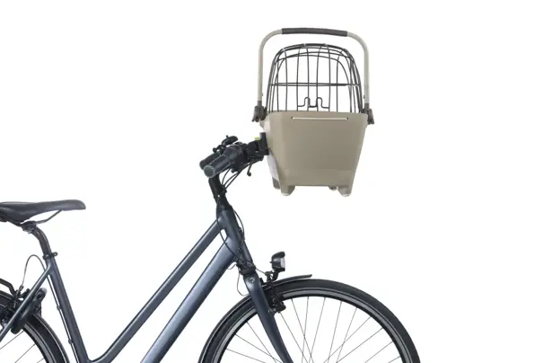 Basil Buddy KF - hondenfietsmand - voorop - biscotti bruin