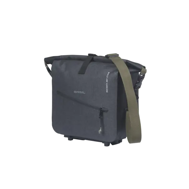 Basil Navigator Storm - bagagedragertas MIK - 13 liter - zwart