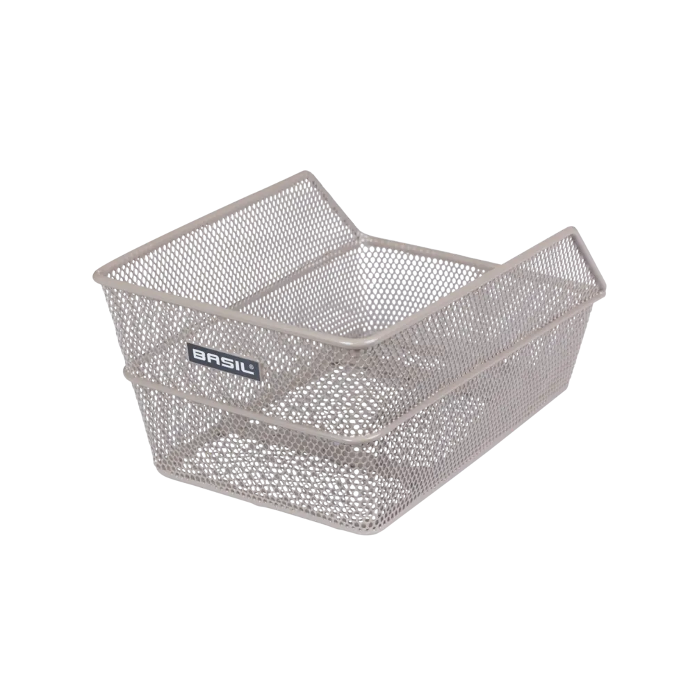 Basil Cento S - fietsmand - achterop - nude metallic
