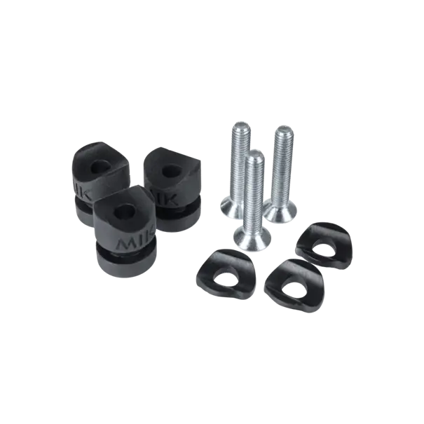 MIK Studs - set van 3 stuks - zwart