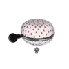 Basil Polkadot - fietsbel - wit / rood