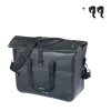 Basil Urban Dry Neo - office bag MIK Hooks - 23-26L - zwart
