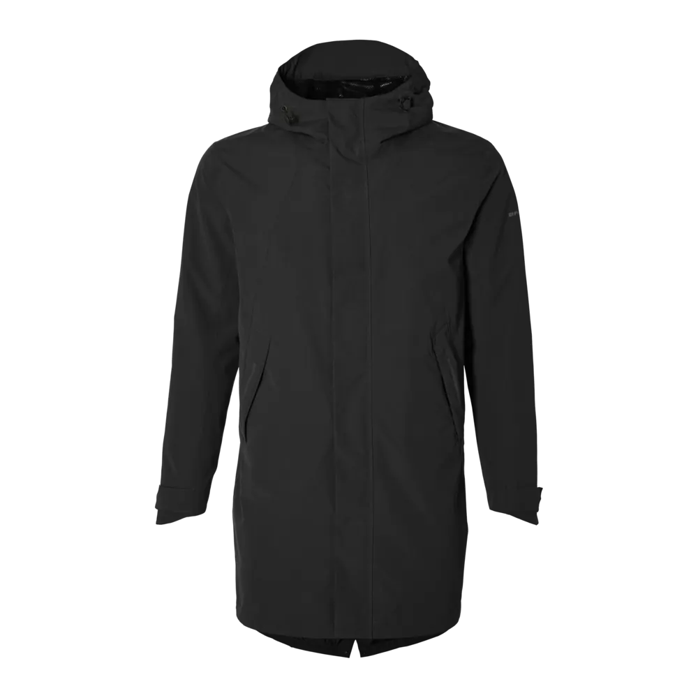Basil Mosse fietsregenparka - heren - zwart - L