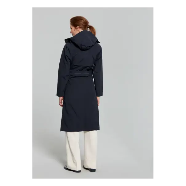 Basil Mosse fietsregentrenchcoat - dames - blauw