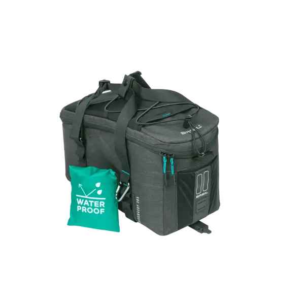 Basil Discovery 365D - bagagedragertas M MIK - 9 liter - zwart