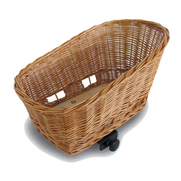 Basil Pasja - hondenfietsmand - medium - 45 cm - achtermand – natural