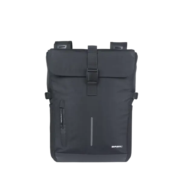 Basil Move -  dubbele fietstas - 30 liter - zwart