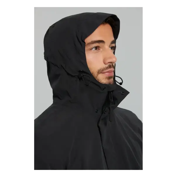 Basil Mosse fietsregenparka - heren - zwart - S