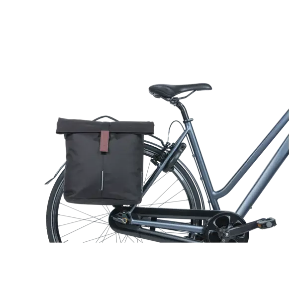 Basil - City - dubbele fietstas MIK - 28-32 liter - zwart
