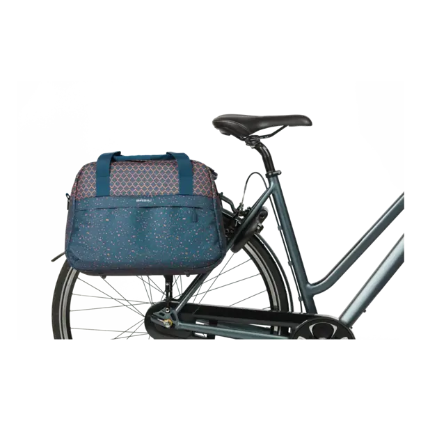 Basil Flair  - enkele fietstas - 18 liter - navy