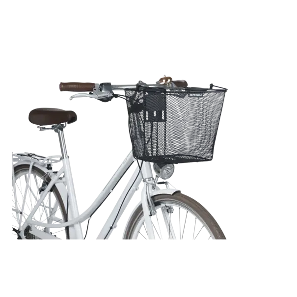 Basil Bilbao BE - fietsmand - inclusief BasEasy stuurpenhouder - zwart