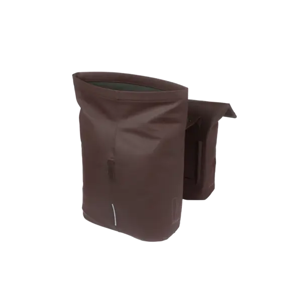 Basil - City - dubbele fietstas MIK - 28-32 liter –roasted brown