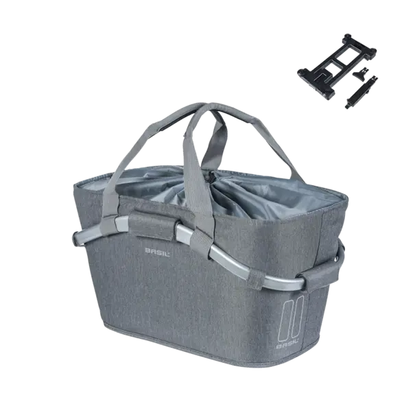 Basil 2Day Carry All MIK – fietsmand – achterop - grijs