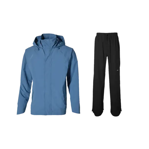 Basil Hoga fietsregenpak - unisex - blauw - S