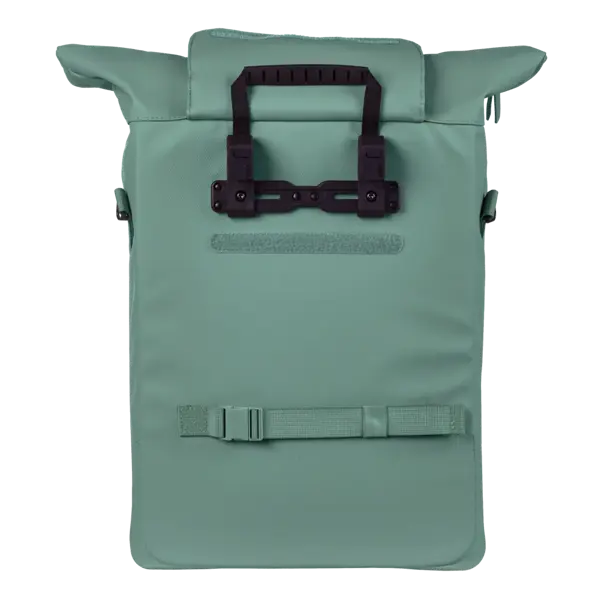 Basil Brooklyn - schoudertas MIK Hooks - 17L - zilvergroen