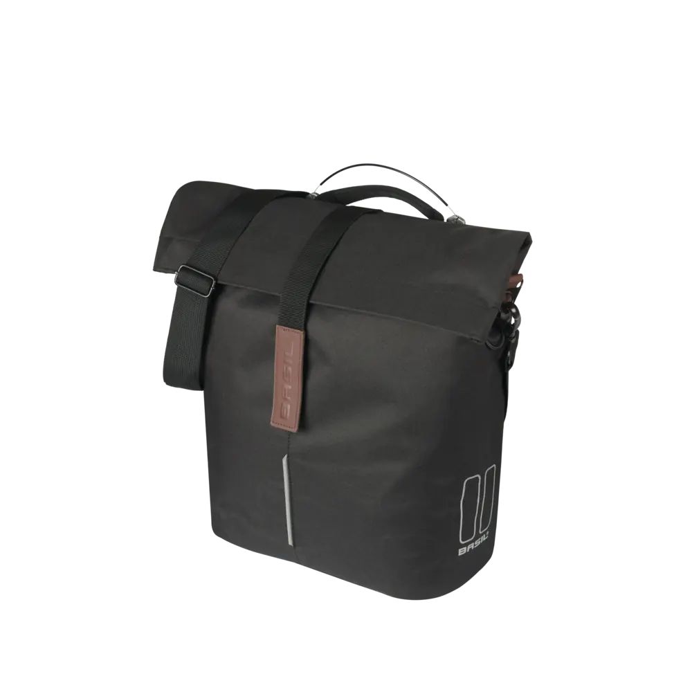 Basil City - fietsshopper MIK Studs - 14-16 liter - zwart