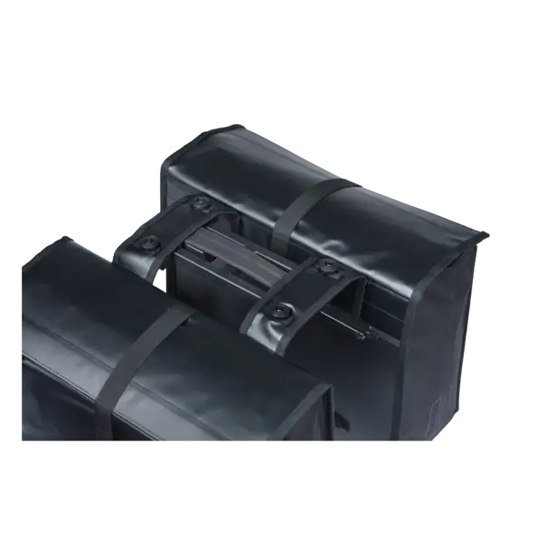 Basil Urban Load Pro - dubbele fietstas MIK - 50-64L - zwart