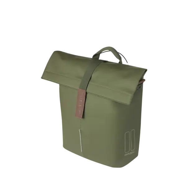 Basil City - fietsshopper MIK Studs - 14-16 liter - moss green