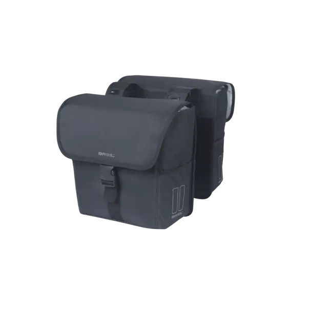 Basil GO - dubbele fietstas - 32 liter - zwart