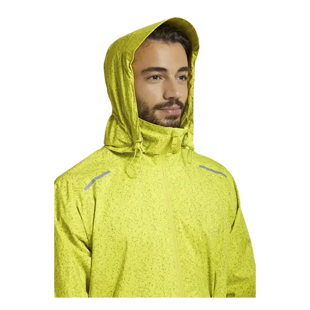 Basil Skane HiVis fietsregenjas - heren - neongeel - XXL