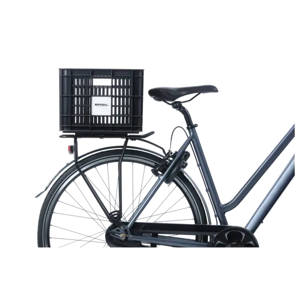 Basil fietskrat M MIK - medium - 29.5 liter - zwart