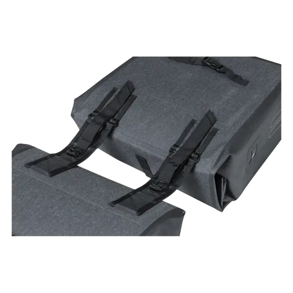 Basil Urban Dry - dubbele fietstas - 50 liter - charcoal melee