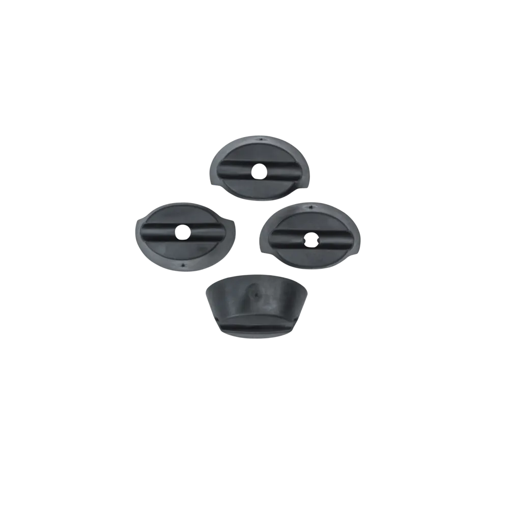Basil Buddy - rubberen ring voor Basil Buddy koepel – 4 stuks - zwart