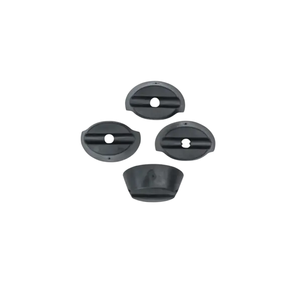 Basil Buddy - rubberen ring voor Basil Buddy koepel – 4 stuks - zwart